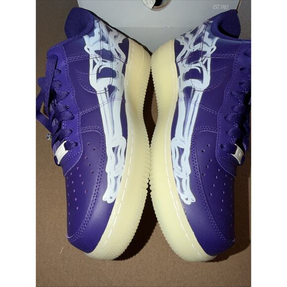 Size 8.5 - Nike Air Force 1 Low Purple Skeleton main image 5